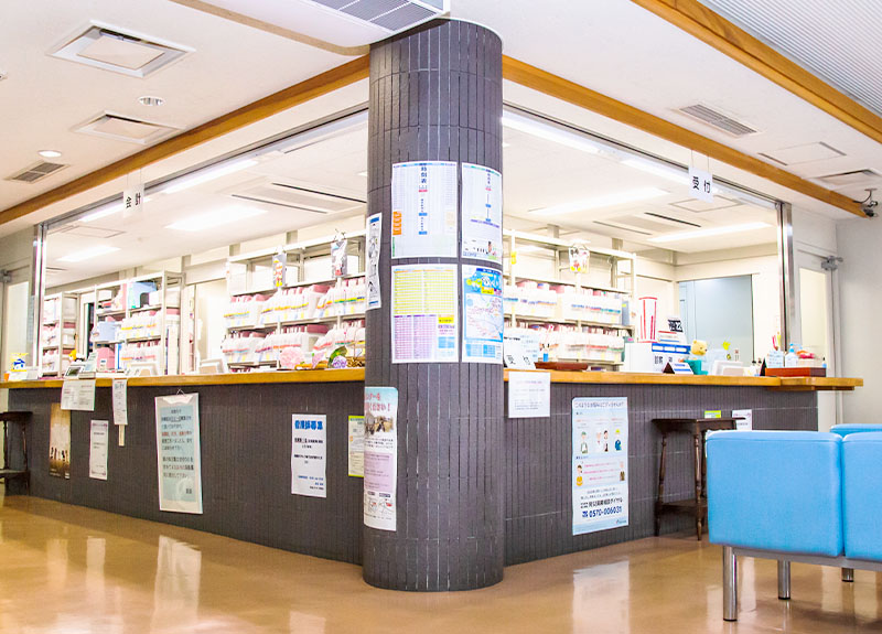 受付カウンター